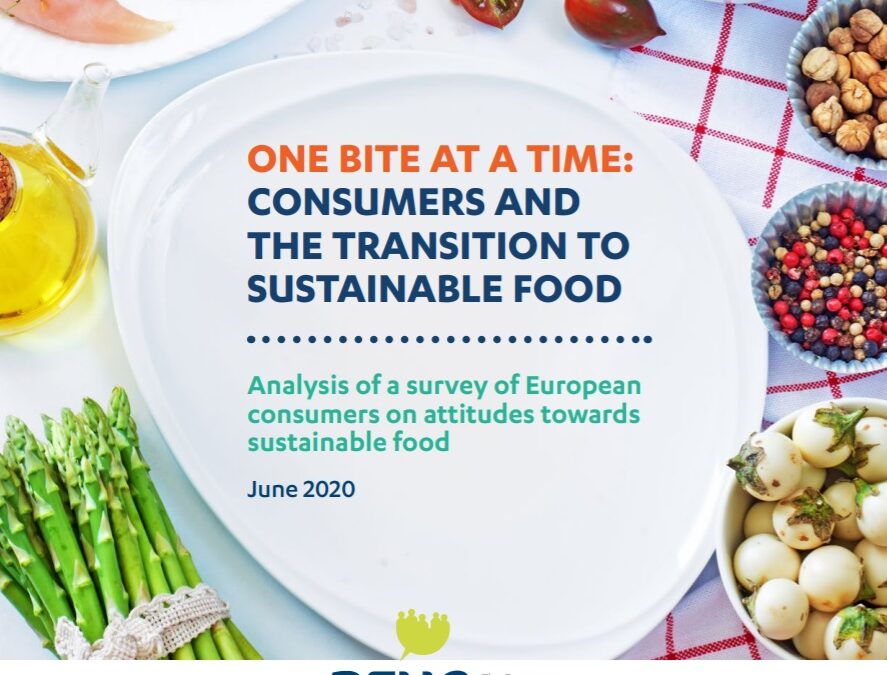 ONE BITE AT A TIME: Consumers and the Transition to Sustainable Food