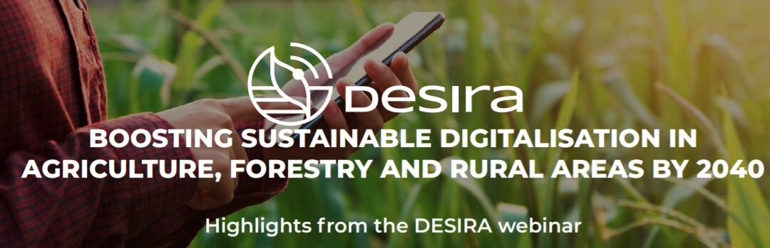 Boosting sustainable digitalisation in agriculture, forestry and rural areas by 2040: Webinar highlights (report & video)